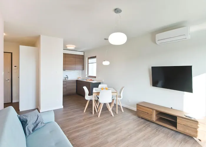 公寓 Yourapart Letnica Sea Side 格但斯克